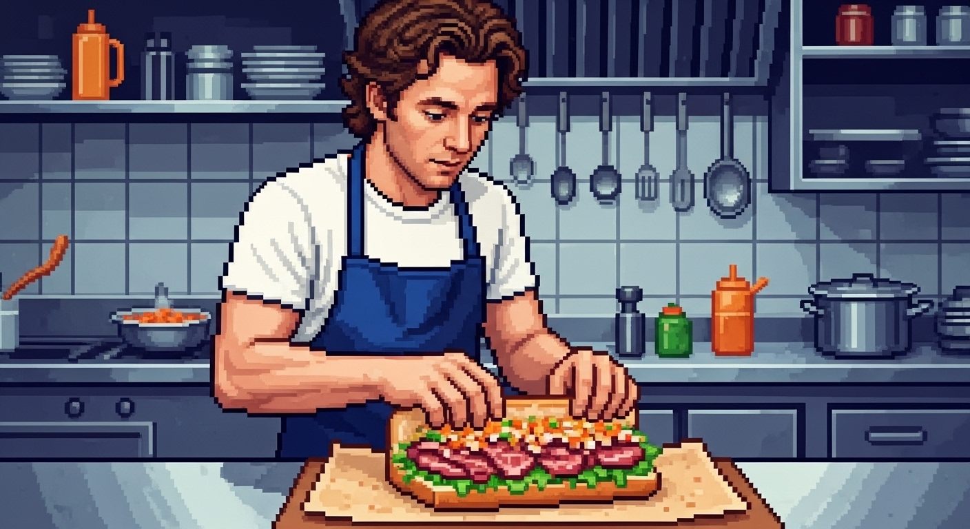 The Original beef sandwich from THE BEAR