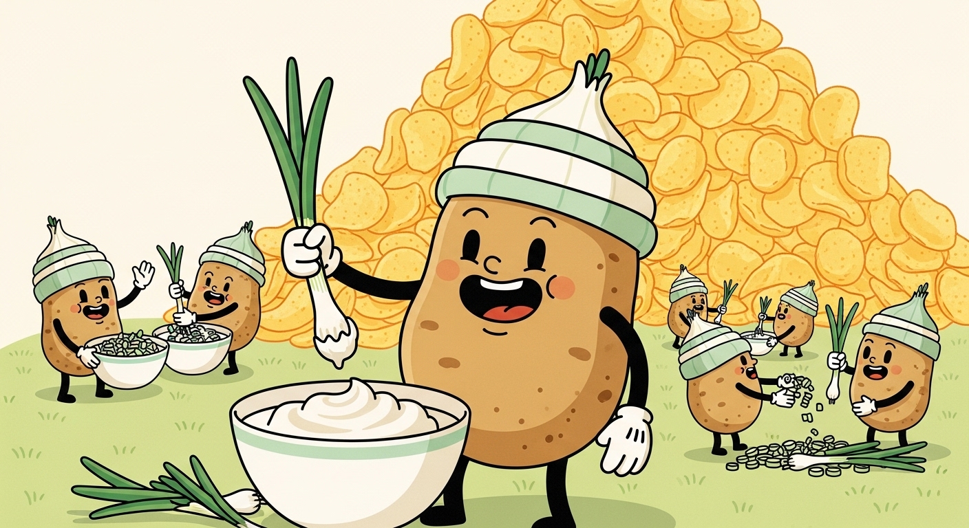 Sour cream and onion chips