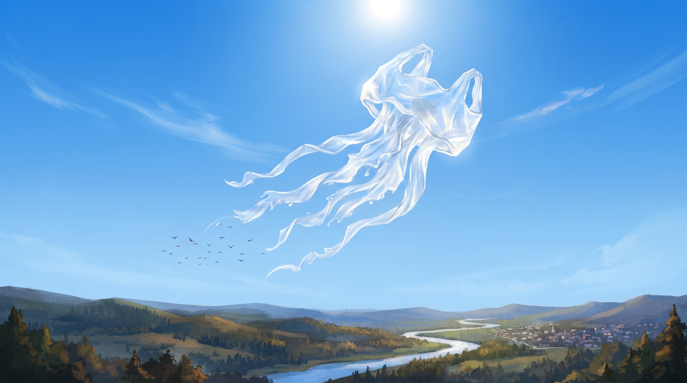 plastic jelly fish