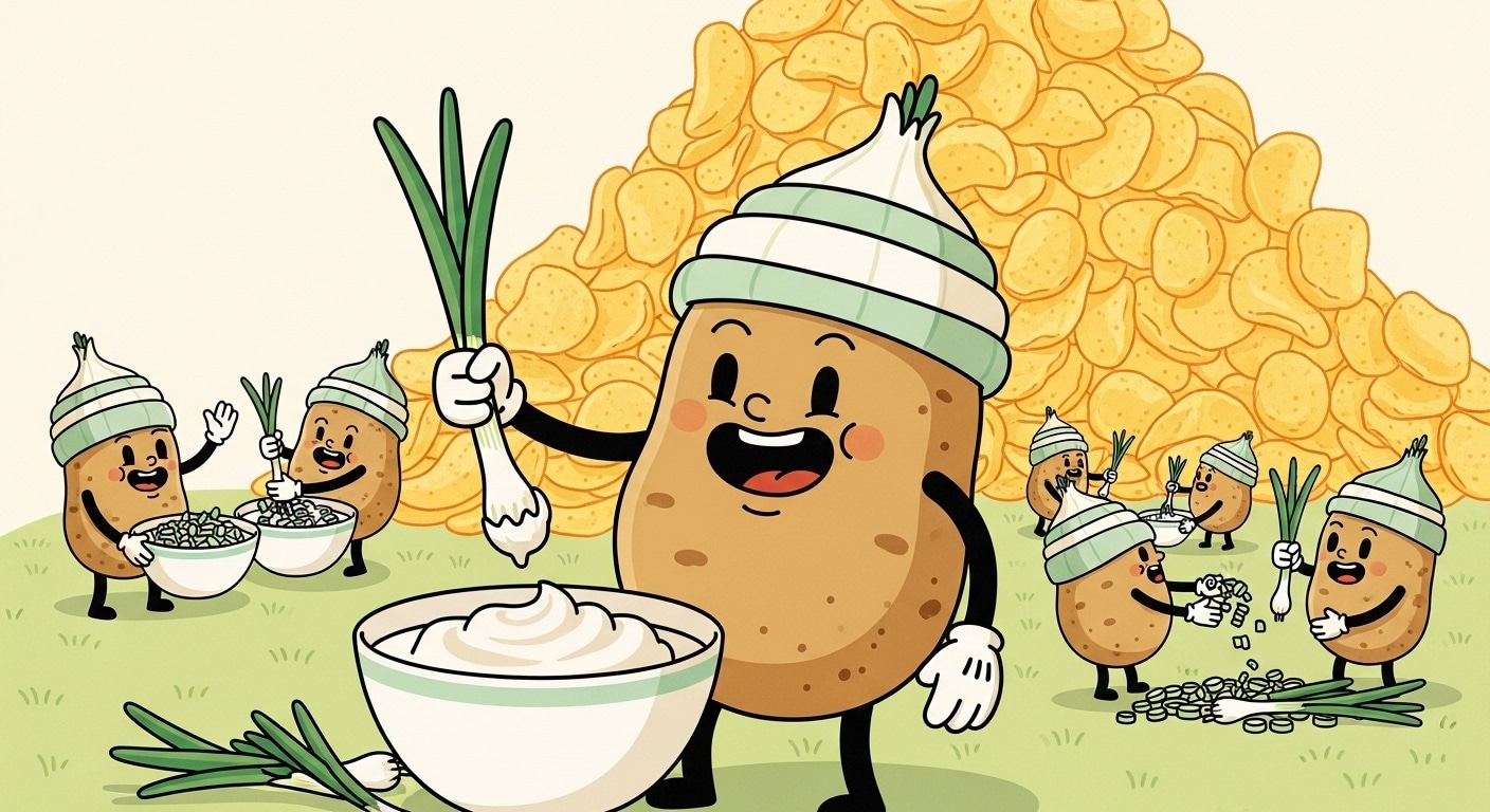 Sour cream and onion chips